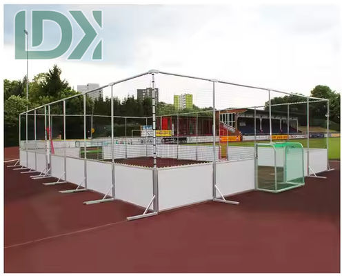 Customized Portable European Football Field Cage Movable Mini Cage For Fewer Players