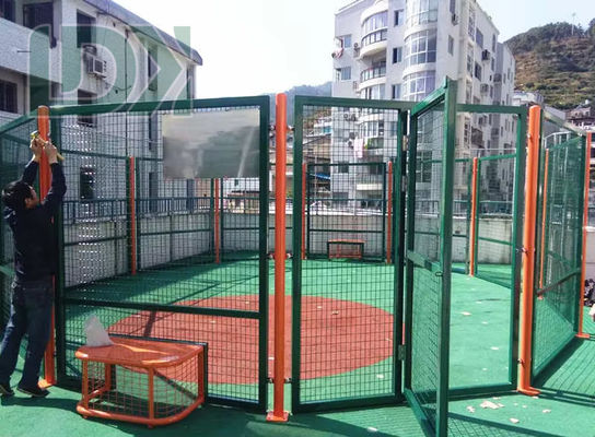 High Grade Metal Round Soccer Cage Mini Portable Circular Football Cage For Sale