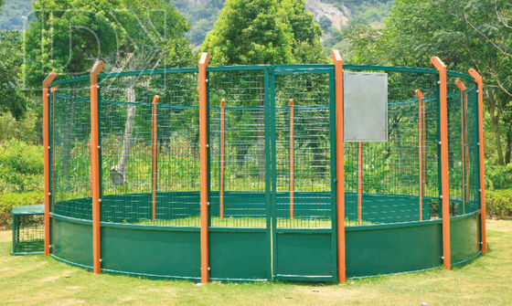 High Grade Metal Round Soccer Cage Mini Portable Circular Football Cage For Sale