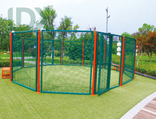 High Grade Metal Round Soccer Cage Mini Portable Circular Football Cage For Sale
