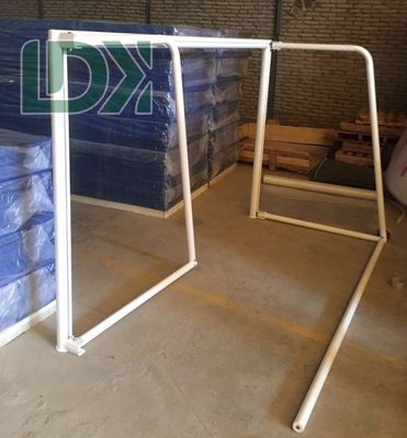 Aluminum 2 25×15 M Folding Soccer Goal Portable Football Goal Post With Wheels
