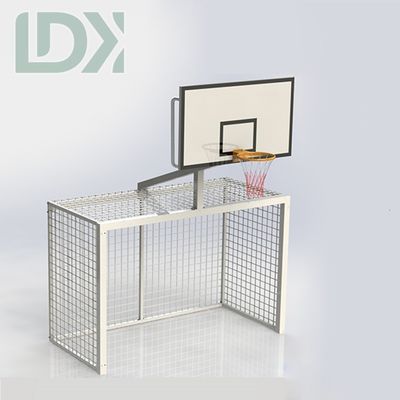 New Design Steel Basketball Hoop With Soccer Goal Innovative Sport Equipment
