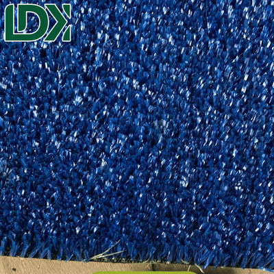 High Quality  Artificial Grass Free Of Filling Bule Curved Padel Court