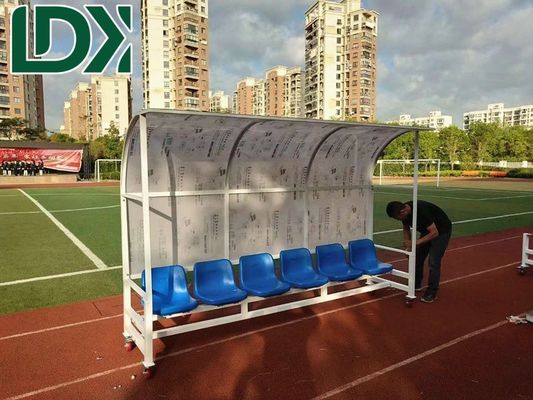 Customized Football Subs Bench Shelter Area Bench For Stadium Substitute Bench Football