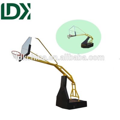 Adjustable Manual Hydraulic Portable Basketball Stand Hoop Training Equipment