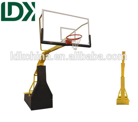 Adjustable Manual Hydraulic Portable Basketball Stand Hoop Training Equipment