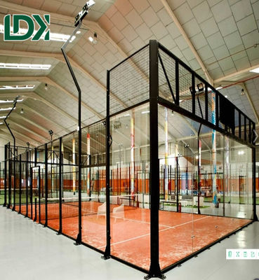 Lighting System Panoramic Paddle Tennis Court Paddle Ball Court With Custom Ceiling