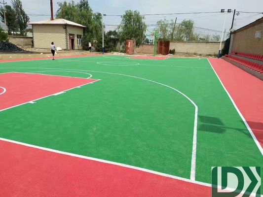Indoor Interlocking Basketball Court Outdoor Basketball Tiles Plastic Basketball Floor System