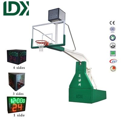 Hot Sale Electric Hydraulic Basketball Hoop Professional Basketball Stand With Wheels