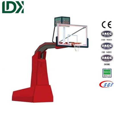 Tempered Glass Basketball Hoop Backboard Hydraulic Match Basketball System