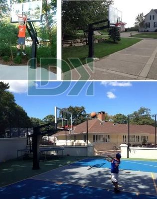 High Quality Basketball Hoop Adjustable Basketball Stand Inground Basketball Goal