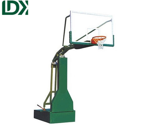 ISO9001 Anti Acid Movable Indoor Basketball Ring Hydraulic Miniature In Ground Hoop