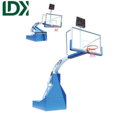 Training 450mm Rim Hydraulic Basketball Hoop Indoor Portable Basketball Net