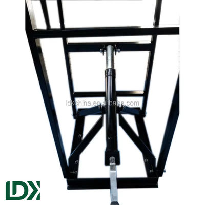 Indoor / Outdoor Wall-Mounted Basketball Hoop With Safety Tempered Glass Professional Rim System