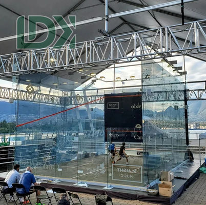 Prenium Quality Panoramic Squash Court Glass Wall Squash Outdoor Squash Venues