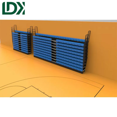 LDK Modular Retractable Grandstand System Steel Stadium Seating For Soccer Fields Arenas