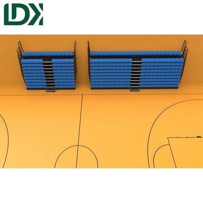 LDK Modular Retractable Grandstand System Steel Stadium Seating For Soccer Fields Arenas