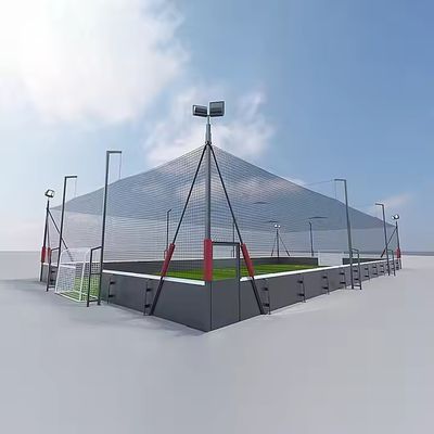 Professional Portable 7 A Side LDK20017B Aluminum Alloy Soccer Cage Customizable For On Football Field Sports Pitch