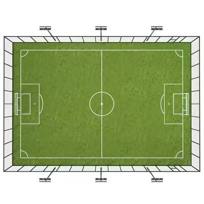 Professional Portable 7 A Side LDK20017B Aluminum Alloy Soccer Cage Customizable For On Football Field Sports Pitch