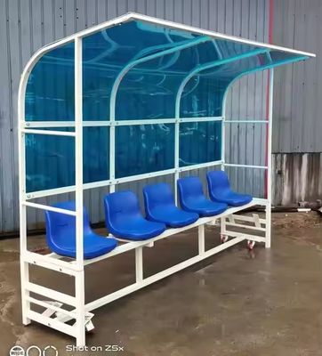 High Grade Steel Material Soccer Team Shelter And Substitute Bench For Portable Outdoor Football Training Equipment
