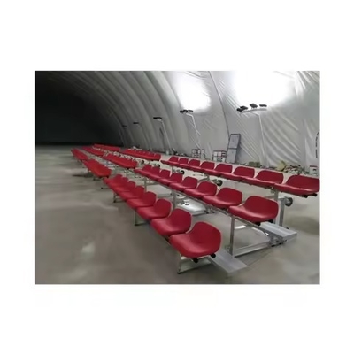 LDK Soccer Court Grandstand Retractable Gym Bleachers Outdoor Telescopic Basketball Stadium Grandstand Seating Bleacher