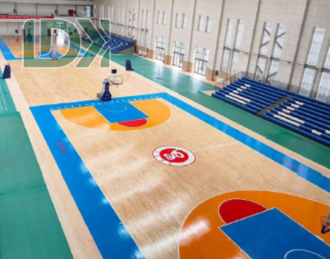 LDK Qualité Supérieure Revêtement De Sol En Bois Pour Court Basketball