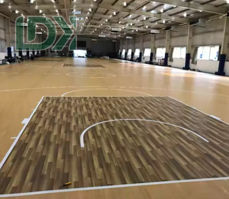 LDK Qualité Supérieure Revêtement De Sol En Bois Pour Court Basketball