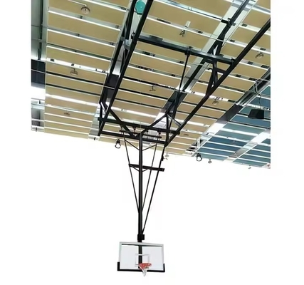 Electric Folding Manual Ceiling Mounted Basketball Hoop Backboard Stand ROOF MOUNT BASKETBALL Hoop for Sale
