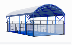 Factory Direct Sales Tennis Court Cover Panoramic Paddle Tennis Courts With Roof