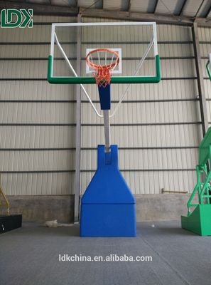 FIBA Professional Basketball Hoop Electric Hydraulic Basketball Stand  Equipment For Sale