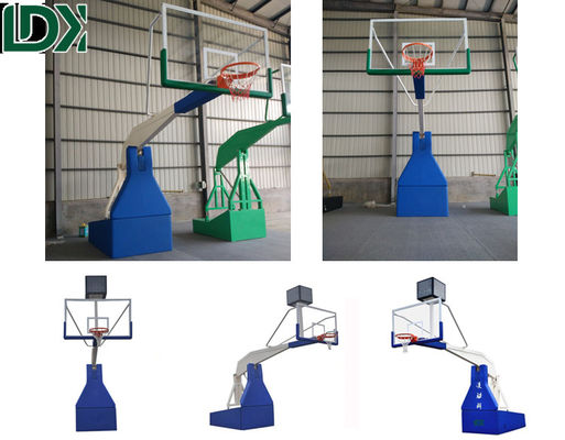 FIBA Professional Basketball Hoop Electric Hydraulic Basketball Stand  Equipment For Sale