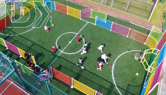 Customized Kids Soccer Cage Children Playground Portable Fence Safety Design