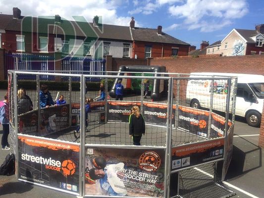 Steel Cage Portable Soccer Field Cage Football Panna OEM