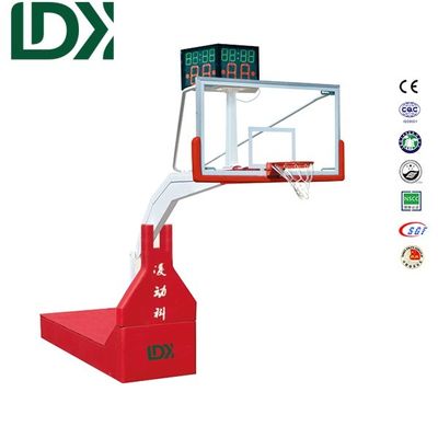 Durable Basketball Equipment Set Electric Hydraulic Folding Basketball Stand