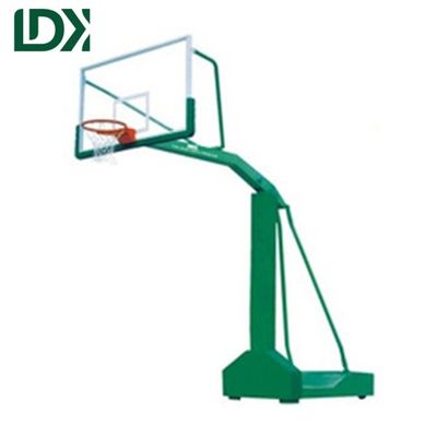 Outdoor School Court Basketball Stand Basketball Hoop Tempered Glass Backboard On Sale