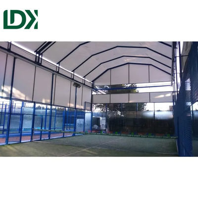 Lighting System Panoramic Paddle Tennis Court Paddle Ball Court With Custom Ceiling
