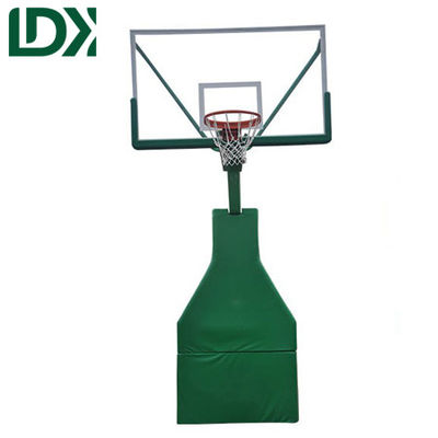Green Outdoor Permanent Basketball Hoop Professional Basketball Stand Basketball Rim Portable
