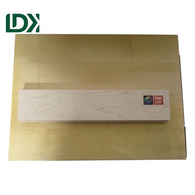 Premium Maple Hardwood Basketball Flooring FIBA Certified Sports Court