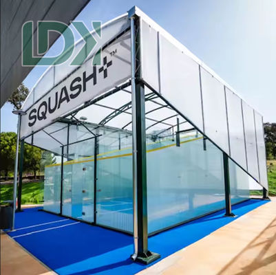 Prenium Quality Panoramic Squash Court Glass Wall Squash Outdoor Squash Venues