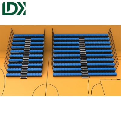 LDK Modular Retractable Grandstand System Steel Stadium Seating For Soccer Fields Arenas