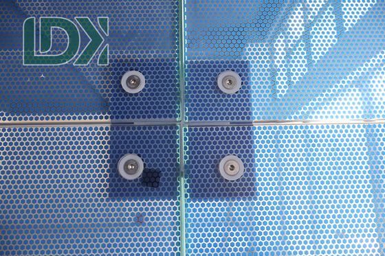 Standard Panoramic Squash Court Competition Training Squash Venue Blue GlassWall