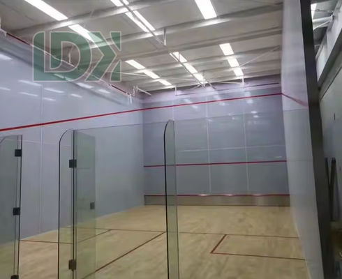 Durable Indoor Squash Court With Glass Front Wall Whole Sales Squash Venue