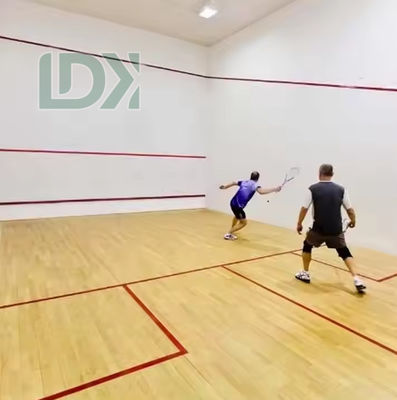 Durable Indoor Squash Court With Glass Front Wall Whole Sales Squash Venue