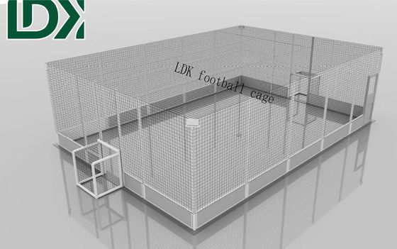 Europe Popular Design Factory Direct Artificial Grass Soccer Cage Fence