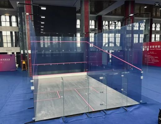 Complete Indoor Squash Court Equipment Professional Court Setup Indoor Lighting Flooring Systems