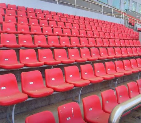 Ποδοσφαιρικό Στάδιο Αθλητισμός Σταθερές θέσεις πλαστικής εξέδρας με προσαρμοσμένα χρώματα
