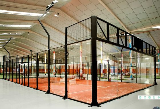Πλήρες Σετ Πανοραμικών Γηπέδων Padel Tennis Ιδανικό για Εσωτερικούς και Εξωτερικούς Χώρους