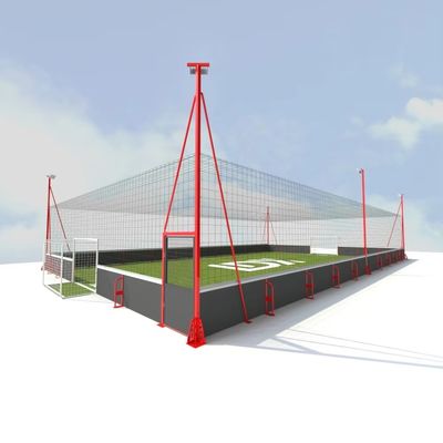 Professional Portable 7 A Side LDK20017B Aluminum Alloy Soccer Cage Customizable For On Football Field Sports Pitch