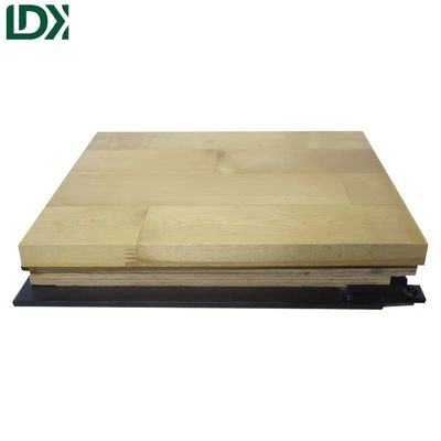 Professional FIBA Basketball Court Hard Maple Sports Wooden Floor Fixed Floating Indoor Multifunctional Solid Wooden Flooring