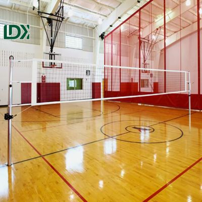 Easy to Install Detachable Hardwood Indoor Use High-end School Wooden Sport Basketball Volleyball Court Wood Flooring
